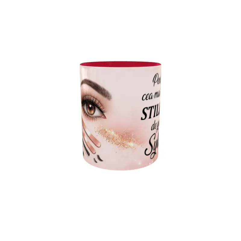Pentru cea mai buna stilista de gene, cana ceramica, 330ml, cgs1824